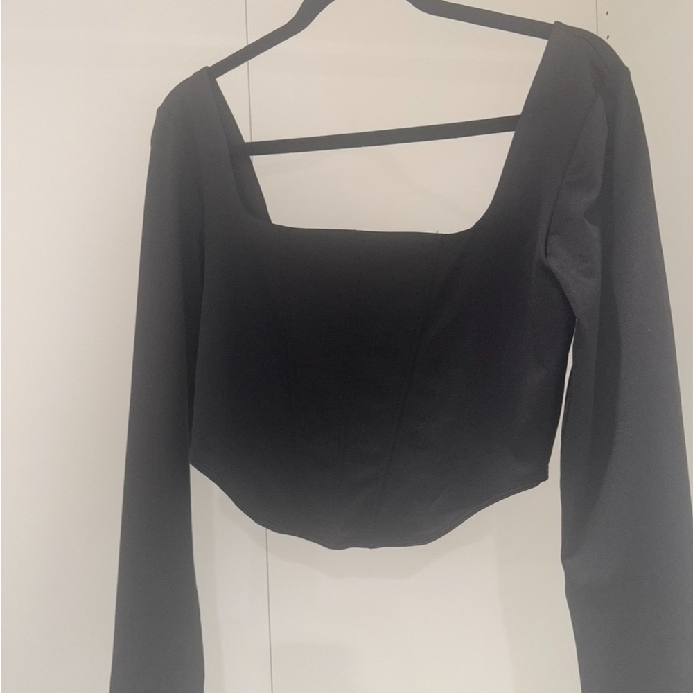 Elegant Black Women's Corset Top